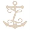 16" Anchor Unfinished Wood Initial Monogram Letter Z (Sizes 12"-30") view 1