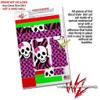 Skin Decal Wrap 2 Pack Compatible with DJI Ryze Tello Pink Zebra Skull Drone NOT Included view 4