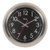 Equity 11 in. Brushed Titanium Silent Quartz Wall Clock view 1