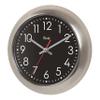 Equity 11 in. Brushed Titanium Silent Quartz Wall Clock view 2
