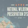 US National Wilderness Preservation System Map 24x36 Poster (Tan & Slate Blue) view 4