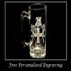 Burke Irish Family Coat of Arms 27oz Glass Stein  Personalized Heraldic Engraving view 2