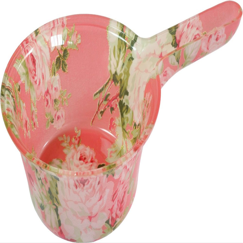 Royal Arden 58661 Hot Water, Handtub, Bath, Acrylic, Floral Pattern, Rose, Capri Rose, Pink, 11.4 x 6.7 x 3.0 inches (29 x 17 x 7.5 cm)