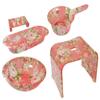 Royal Arden 58661 Hot Water, Handtub, Bath, Acrylic, Floral Pattern, Rose, Capri Rose, Pink, 11.4 x 6.7 x 3.0 inches (29 x 17 x 7.5 cm) view 2