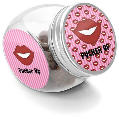 YouCustomizeIt Personalized Lips (Pucker Up) Puppy Treat Jar