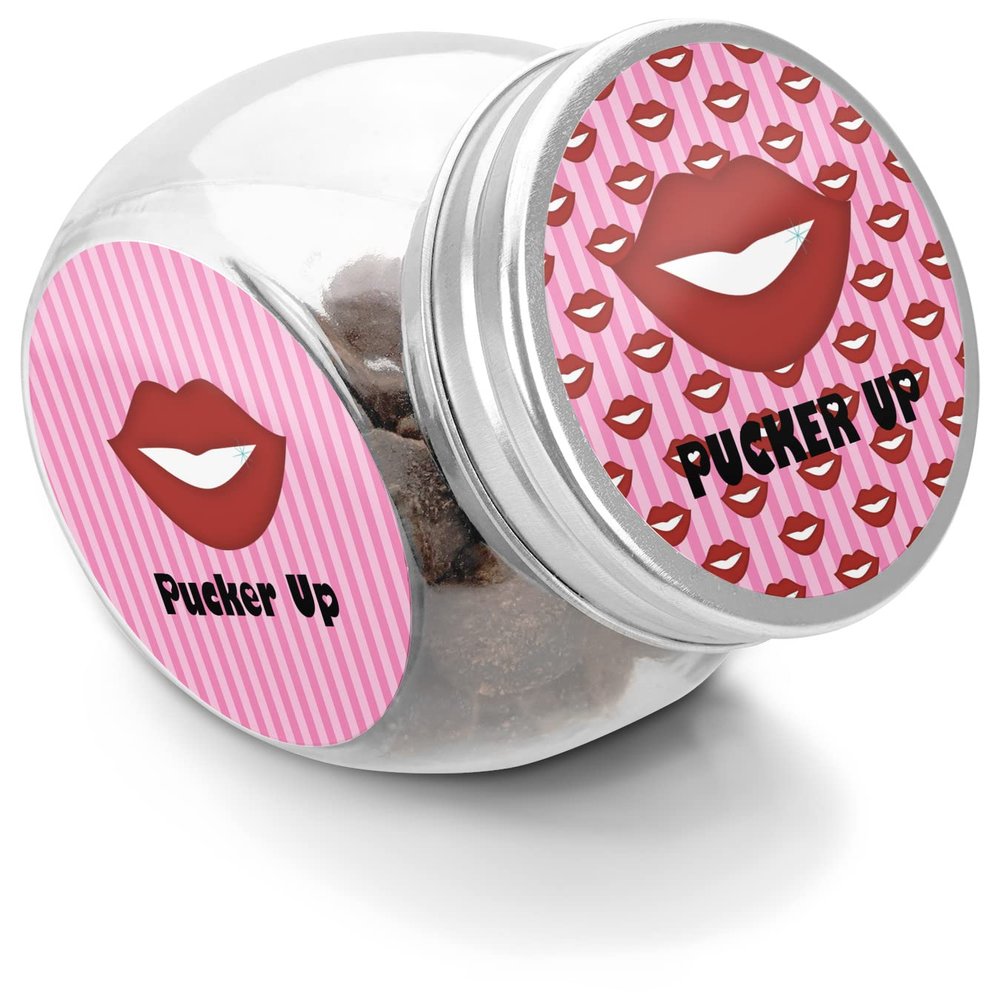 YouCustomizeIt Personalized Lips (Pucker Up) Puppy Treat Jar