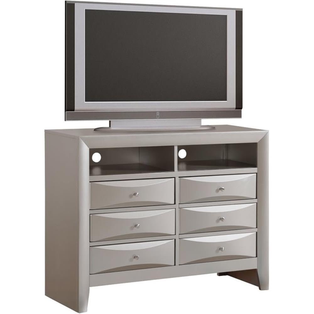 Glory Furniture Media Chest, Gray
