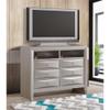 Glory Furniture Media Chest, Gray view 2