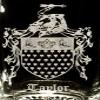Taylor Irish Family Coat of Arms 27oz Beer Stein - Personalized Heraldic Engraving view 4