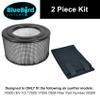 BlueBird Filters Replacement HEPA Filter & Carbon Pre Filter Kit For Honeywell 10500 (EV-10) 17000 17000-S 17005 OEM Part Number 20500 (1 HEPA + 1 Carbon Pre-Filter) view 4