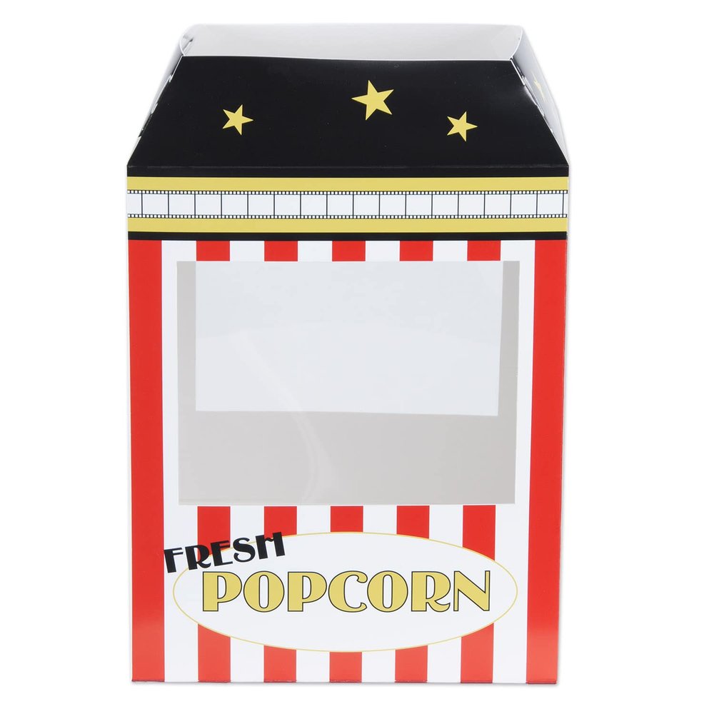 Beistle Club Pack 3-D Popcorn Machine Centerpiece, Box Contains 12 Popcorn Machine Centerpieces