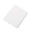 AbilityOne - Legal Divider Numerical Tabs, 26-50, Clear, White 7530-01-407-2248 view 1
