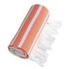 Pack of 4, Herringbone Design Peshtemal Turkish Towel Set of 4, 100% Cotton Beach Towel for Bath Spa Yoga Gym Yacht Pool Pilates Travel Blanket Tablecloth Camping (Large by 38" x 70") (Orange) view 2