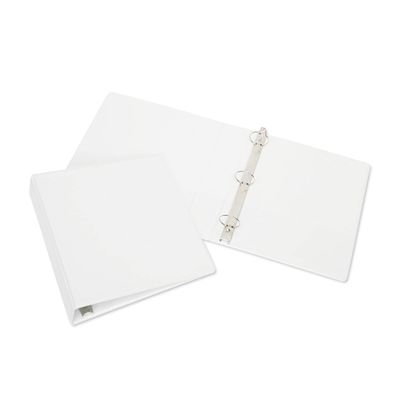 AbilityOne - 7510012038814 - Round Ring View Binders - 2" Capacity - White