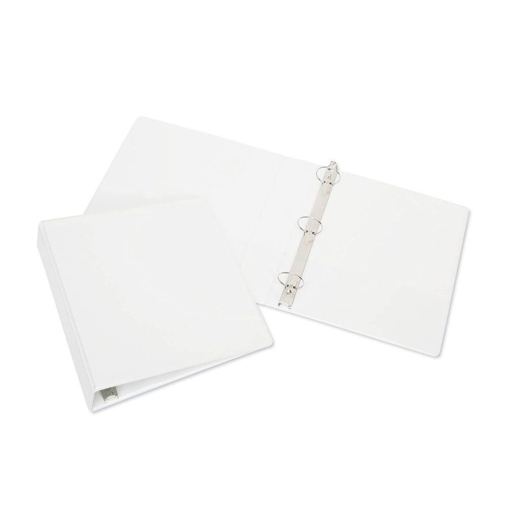 AbilityOne - 7510012038814 - Round Ring View Binders - 2" Capacity - White