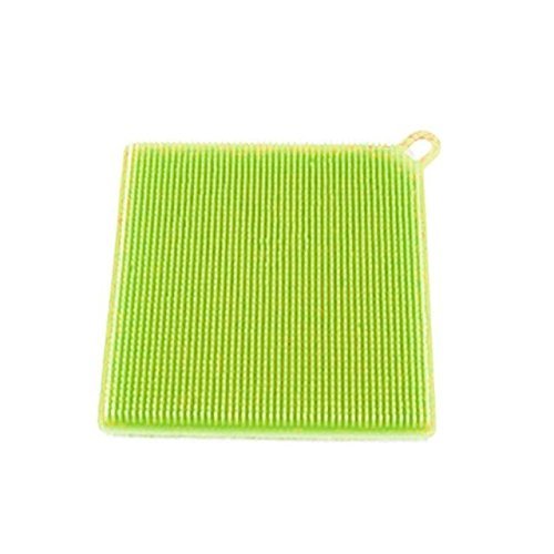 the egalleria Multifunction Silicone Dish Bowl Cleaning Brush (Green)