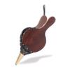 Relaxdays Bellows, Golden Ornamental Tacks, With Hanging Cord, Plastic, Wood, Iron, Fireplace & BBQ, Black/Brown view 1