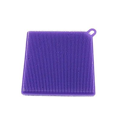 the egalleria Multifunction Silicone Dish Bowl Cleaning Brush (Purple)