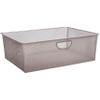 Closet Culture by Knape & Vogt 7.28 in. H x 16.65 in. W x 21.56 in. D Wire Mesh Basket in Champagne Nickel (0335-BSKT-7CN) view 1