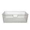 Closet Culture by Knape & Vogt 7.28 in. H x 16.65 in. W x 21.56 in. D Wire Mesh Basket in Champagne Nickel (0335-BSKT-7CN) view 2