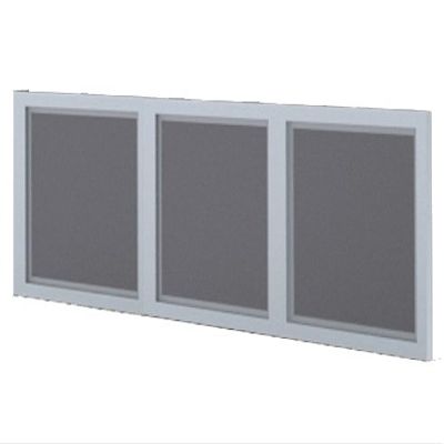 Cherryman Amber 48" Aluminum Frame Glass Door Set For Wall Mounted Cabinet A219