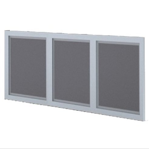 Cherryman Amber 48" Aluminum Frame Glass Door Set For Wall Mounted Cabinet A219