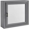 Crosley Furniture Tara Wall Mounted Bathroom Mirror and Medicine Cabinet, Vintage Gray view 1