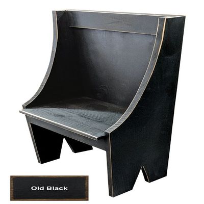 Sawdust City Small Primitive Bench (Old Black)