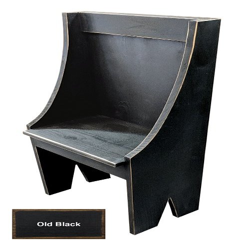 Sawdust City Small Primitive Bench (Old Black)