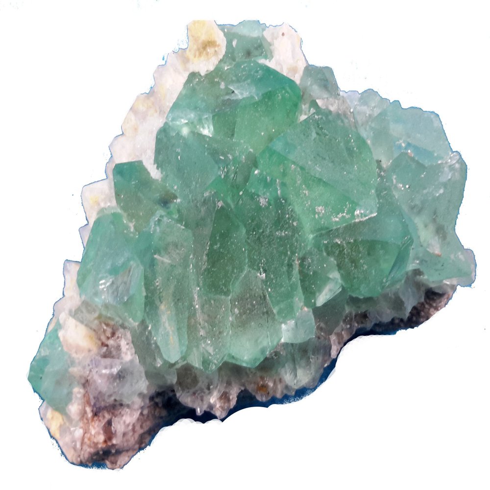 StarStuff.Rocks Authentic African Rock, Mineral, and Crystal Specimen Show (Fluorite)