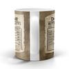 Best Physician Mug Vintage Nutrition Facts Label - 11 oz Wrap Around White Mug Doctors Day Cup view 4