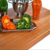 John Boos Edge Grain Red Oak Butcher Block Countertop - 1-1/2" Thick, 84"L x 32"W, Oil Finish view 3