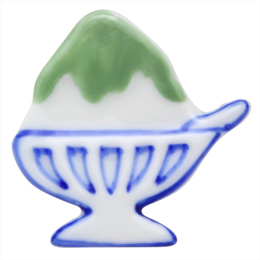 Arita Ware Hakushiyama Kiln Shaved Ice Chopsticks Rest Melon