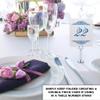 Paisley Wedding Table Numbers (Select Color/Quantity), Champagne, Royal Blue, 1-80, Double Sided, Tent or Use in a Stand, Great for Parties & Restaurants - Made in the USA view 3