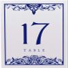 Scottish Thistle Wedding Table Numbers (Select Color/Quantity), White, Navy, 1-80, Double Sided, Tent or Use in a Stand, Great for Parties & Restaurants - Made in the USA view 4