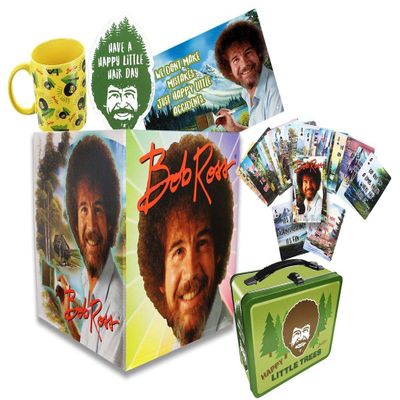 Toynk Bob Ross LookSee Box Bundle | Includes 6 Nerdy Items In An Exclusive Collectible Box Toys | Pop Culture And TV Memorabilia