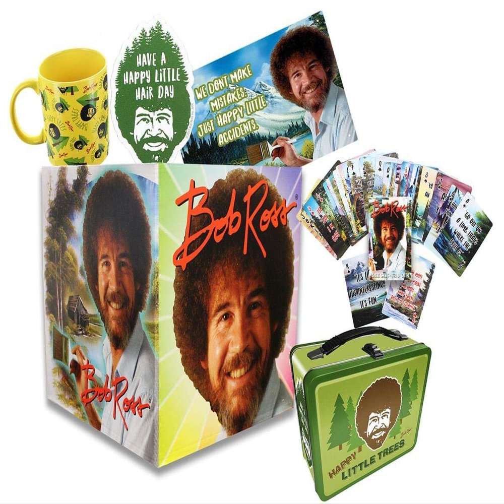 Toynk Bob Ross LookSee Box Bundle | Includes 6 Nerdy Items In An Exclusive Collectible Box Toys | Pop Culture And TV Memorabilia