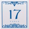 Scottish Thistle Wedding Table Numbers (Select Color/Quantity), White, Royal Blue, 1-80, Double Sided, Tent or Use in a Stand, Great for Parties & Restaurants view 4