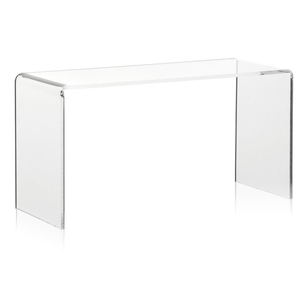 Product Carrier as a Decorative Bridge, Shoe Stand Made of Original Plexiglas (20.0 x 7.0 x 10 cm) Presentation Display, Sales Stand