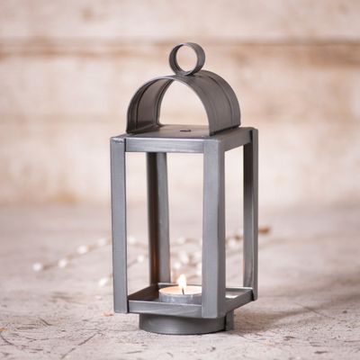 Irvin's Country Tinware 8-Inch Cape Cod Mini Lantern in Antique Tin