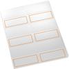 Single Line Border Printable Place Cards, Orange (Choose Color), Set of 150 (25 Sheets), Laser & Inkjet Printers - Wedding, Party, Dinner, and Special Events - Made in the USA view 3