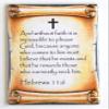 Hebrews 11:6 Bible Verse Fridge Magnet (2 x 3 inches) view 1