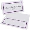 Single Line Border Printable Place Cards, Eggplant (Choose Color), Set of 150 (25 Sheets), Laser & Inkjet Printers - Wedding, Party, Dinner, and Special Events - Made in the USA view 2
