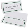 Single Line Border Printable Place Cards, Hunter Green (Choose Color), Set of 150 (25 Sheets), Laser & Inkjet Printers - Wedding, Party, Dinner, and Special Events view 2
