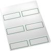 Single Line Border Printable Place Cards, Hunter Green (Choose Color), Set of 150 (25 Sheets), Laser & Inkjet Printers - Wedding, Party, Dinner, and Special Events view 3