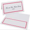 Single Line Border Printable Place Cards, Ruby Red (Choose Color), Set of 150 (25 Sheets), Laser & Inkjet Printers - Wedding, Party, Dinner, and Special Events - Made in the USA view 2