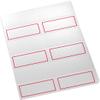 Single Line Border Printable Place Cards, Ruby Red (Choose Color), Set of 150 (25 Sheets), Laser & Inkjet Printers - Wedding, Party, Dinner, and Special Events - Made in the USA view 3