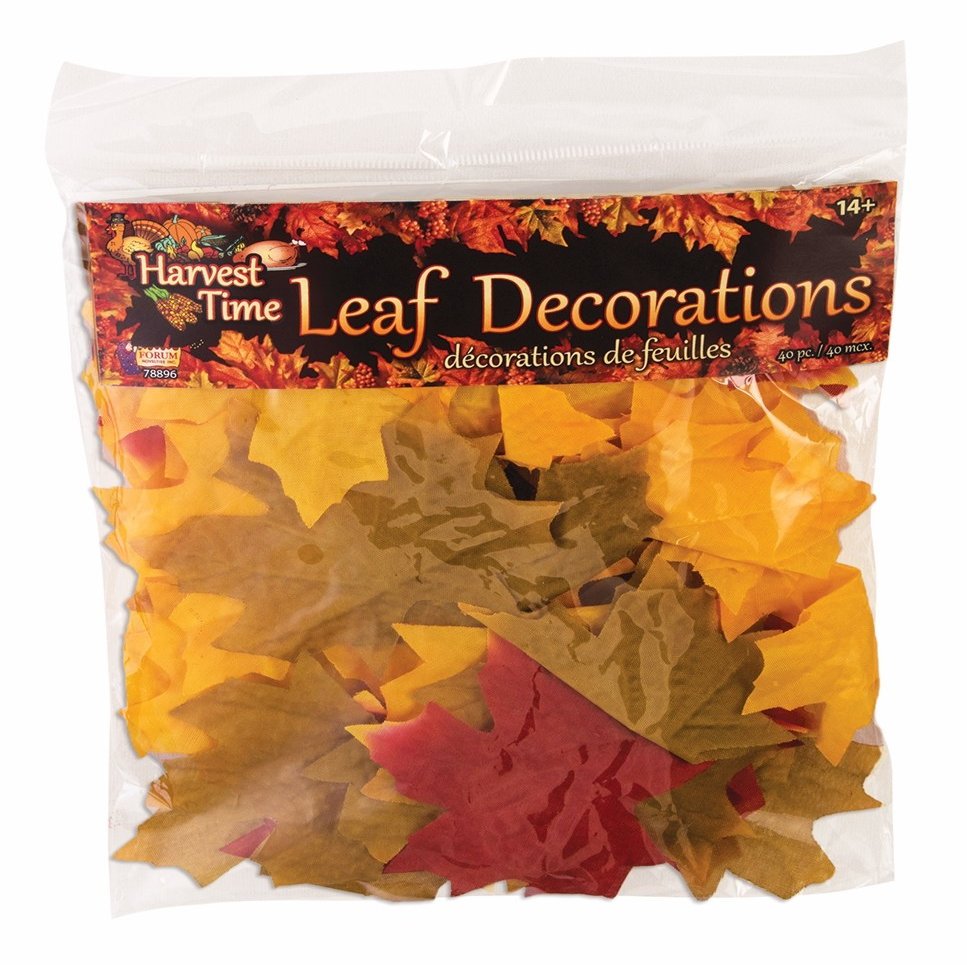 Forum Novelties Harvest-Bag of Leaves, Multi-Color