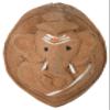 Naanjil Coconut Home Decor Ganesha Idol (15 cm x 12 cm x 18 cm, Brown) view 1