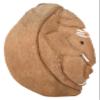 Naanjil Coconut Home Decor Ganesha Idol (15 cm x 12 cm x 18 cm, Brown) view 2